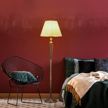 Relaxdays Stehlampe antik