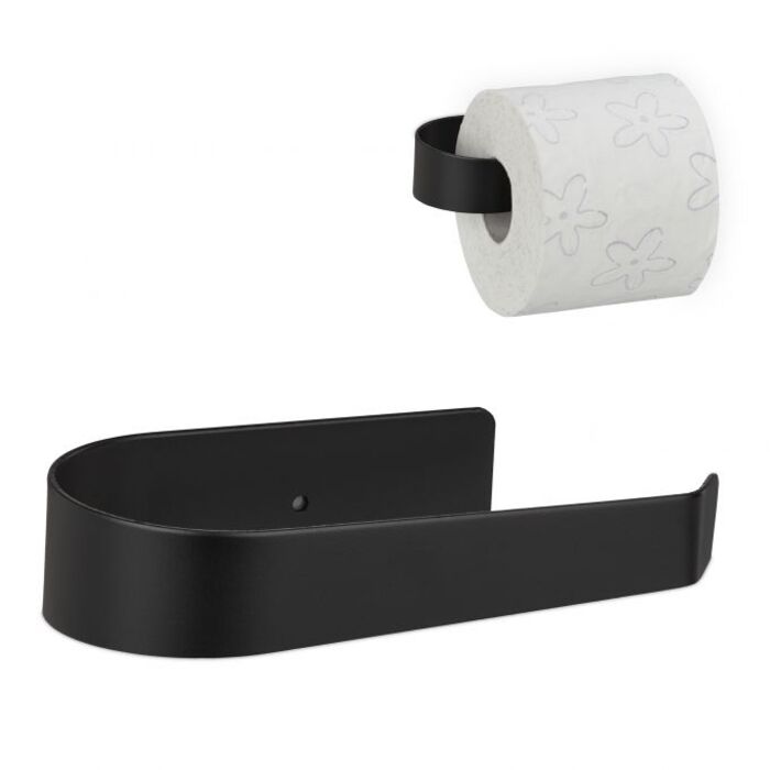 Relaxdays Toilettenpapierhalter ohne Bohren