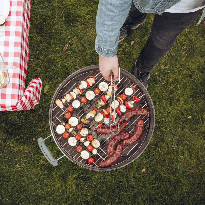 Relaxdays Edelstahl Grillzange im 3er Set