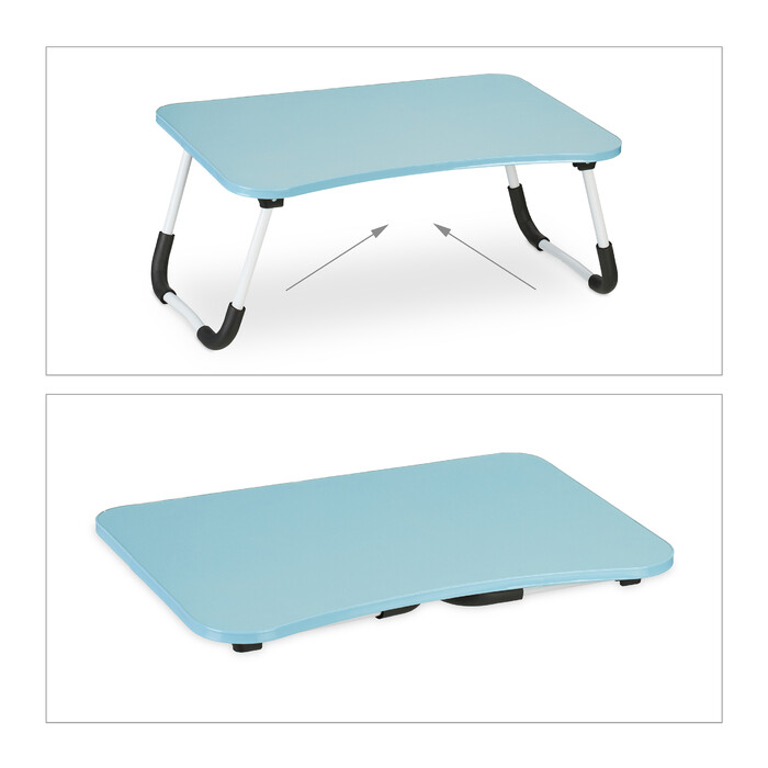 Relaxdays Hellblauer Laptoptisch