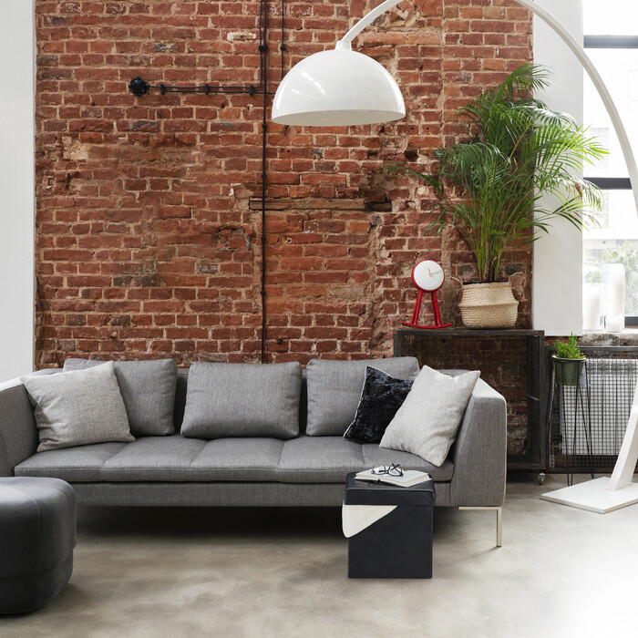 Relaxdays Kunstleder Sitzhocker mit Stauraum