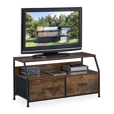 Relaxdays TV Board im Industrial Style