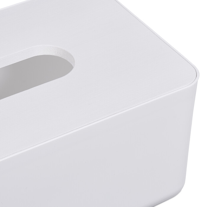 Relaxdays Tücherbox mit Bambusdeckel