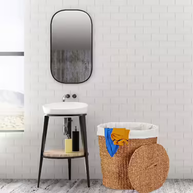 Relaxdays Wäschekorb 50 L