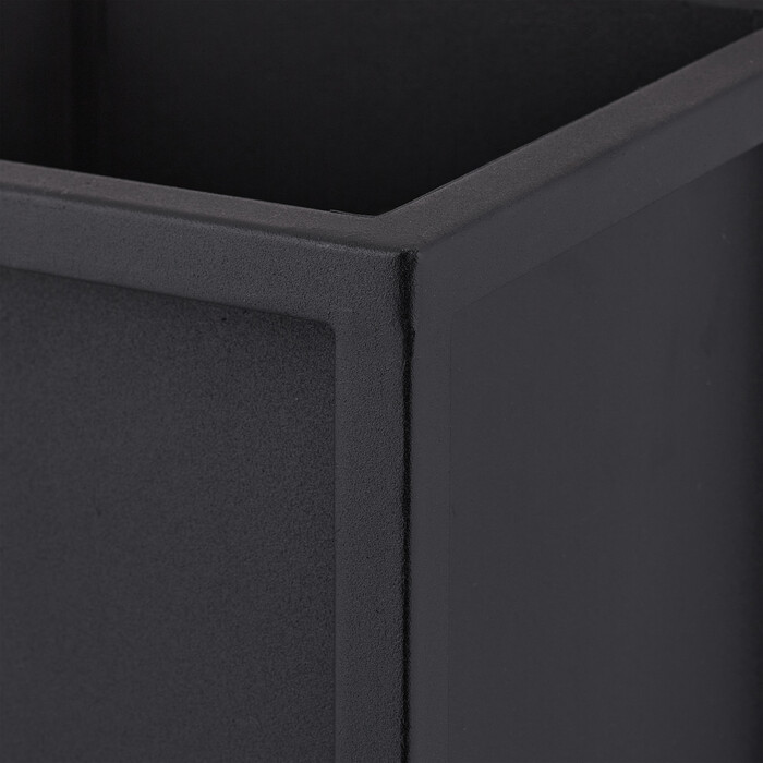 Relaxdays Metall Blumenständer 2er Set in Schwarz