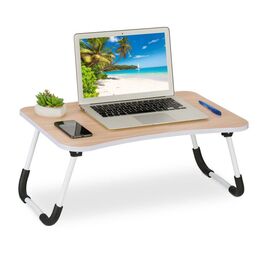 Relaxdays Laptoptisch in Holzoptik