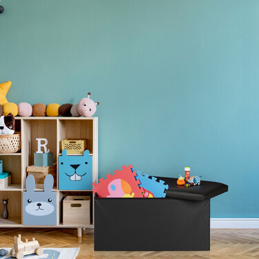 Relaxdays Sitzbank Kunstleder