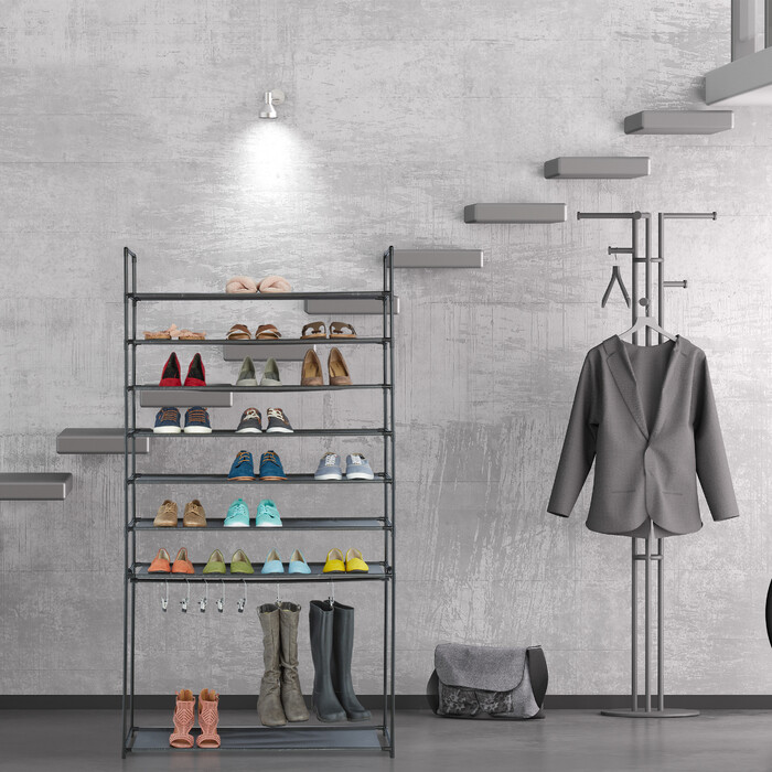 Relaxdays Schuhregal mit Stiefelfach