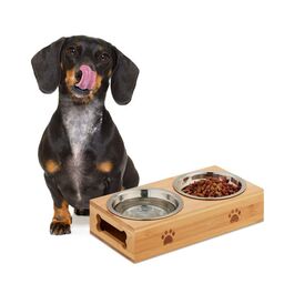 Relaxdays Futterstation für Hunde