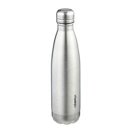 Relaxdays Trinkflasche Edelstahl 500 ml