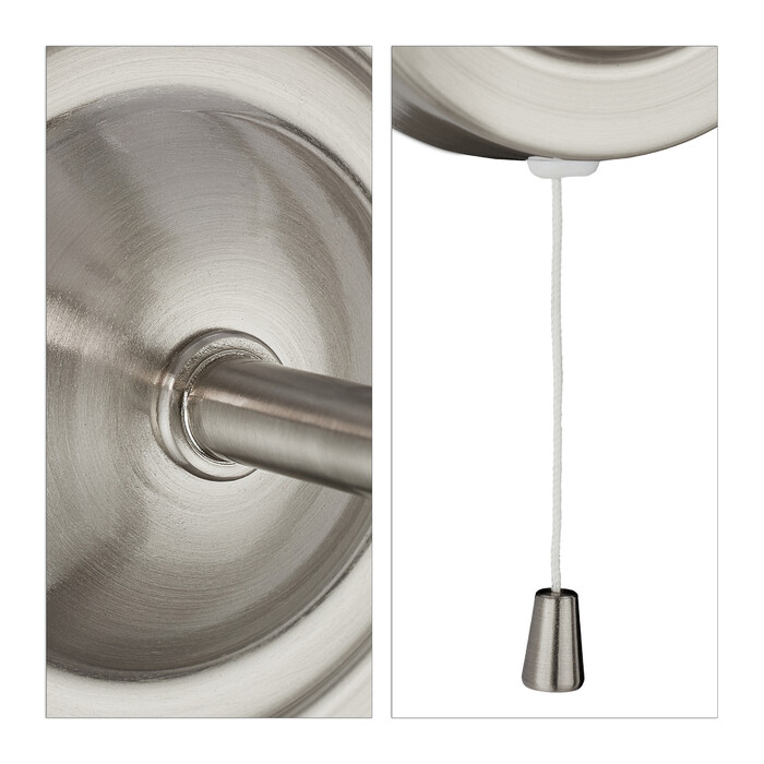 Relaxdays Wandlampe mit Schirm