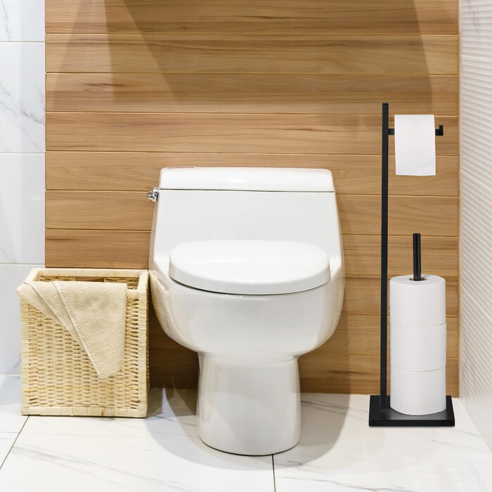 Relaxdays Toilettenpapierhalter für 5 Rollen