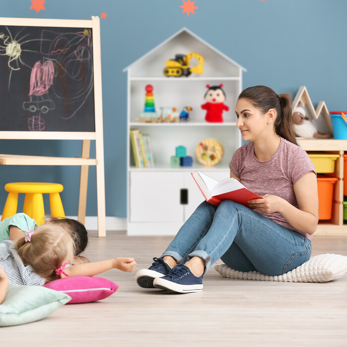 Relaxdays Kinderregal Hausform