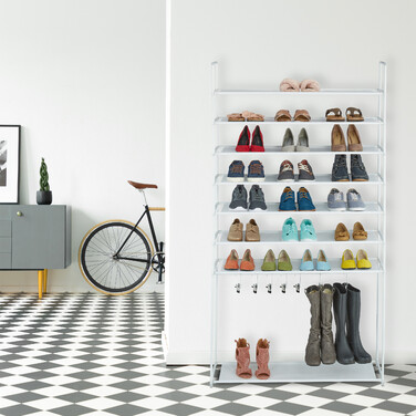 Relaxdays Schuhregal mit Stiefelfach