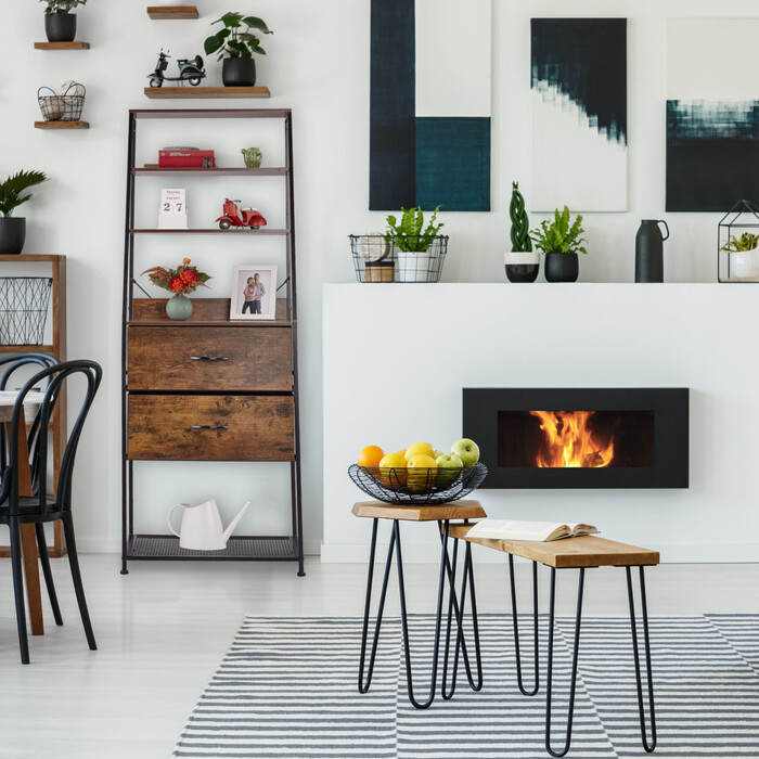 Relaxdays Vintage Regal im Industrial Design