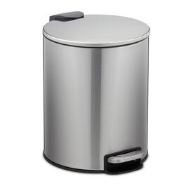 Relaxdays Edelstahl Kosmetikeimer 5 Liter