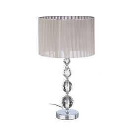 Relaxdays Nachttischlampe Kristall