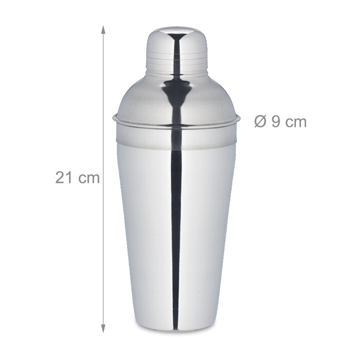 Relaxdays 5-teiliges Cocktail Shaker Set