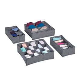 Relaxdays 4 tlg. Unterwäsche Organizer Set