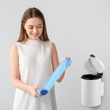 Relaxdays Kosmetikeimer Wandmontage 3 Liter