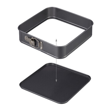 Relaxdays Quadratische Springform im 3er Set