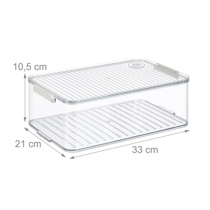 Relaxdays Kühlschrank Organizer 2er Set