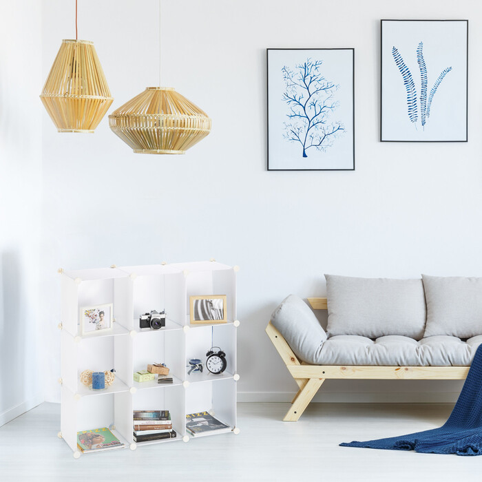 Relaxdays Regalsystem 9 Fächer