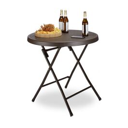 Relaxdays Gartentisch klappbar BASTIAN