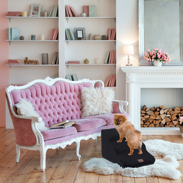 Relaxdays Hundetreppe mit 3 Stufen
