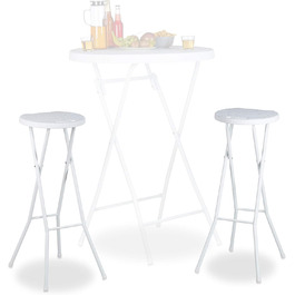 größe: barhocker klappbar bastian 2er set weiss