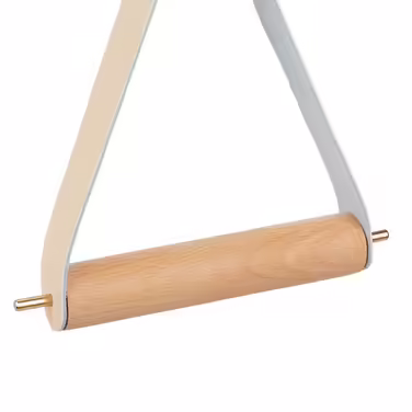 Relaxdays Toilettenpapierhalter Holz mit Band
