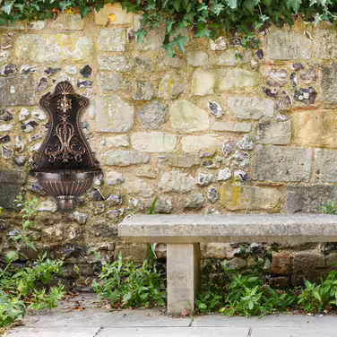 Relaxdays Wandbrunnen Antik