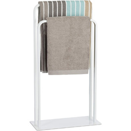 Relaxdays Handtuchständer, freistehend, U-Form, HBT 81x45x20 cm