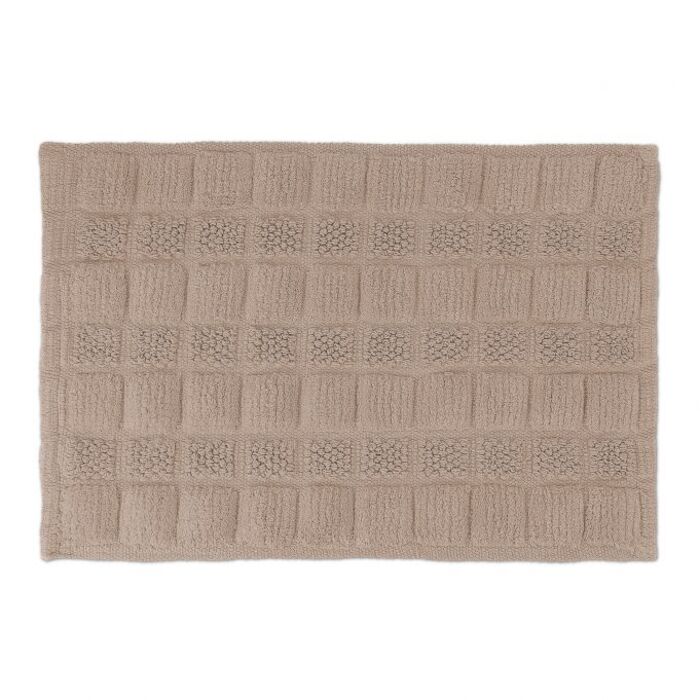 Relaxdays Badematte aus Baumwolle 60x40 cm
