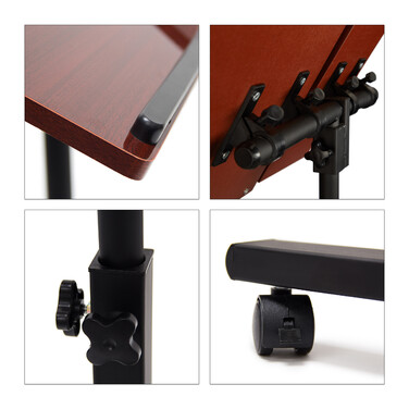 Relaxdays Laptoptisch mit verstellbarem Mauspad