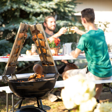 Relaxdays Flammlachsbretter im 2er Set