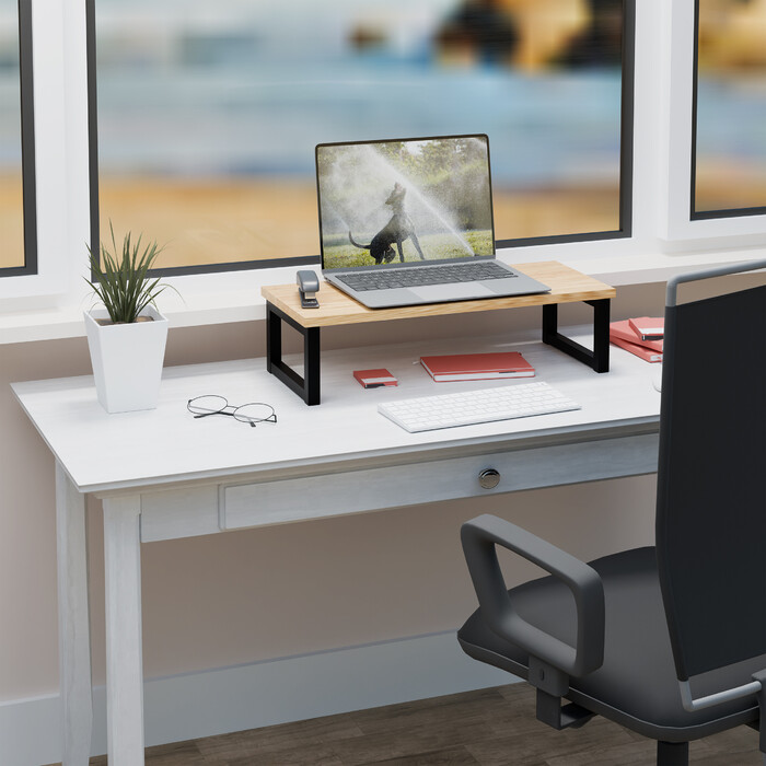 Relaxdays Monitorständer im Industrial-Design
