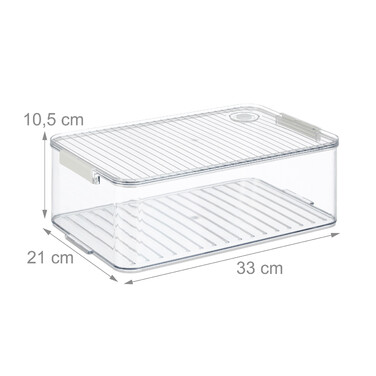 Relaxdays Kühlschrank Organizer 2er Set