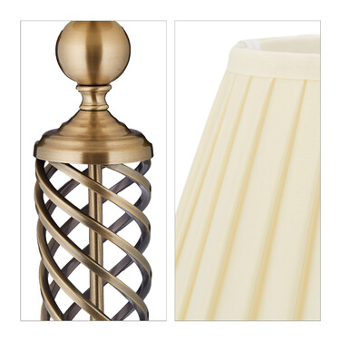 Relaxdays Stehlampe antik