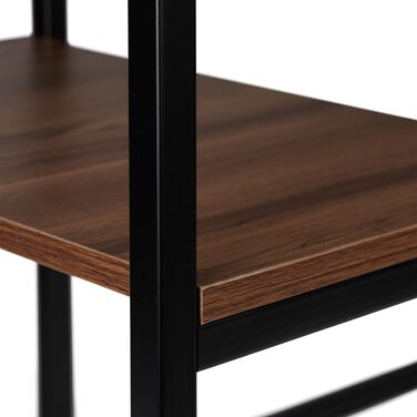 Relaxdays Schreibtisch neigbar, 3 Ablagen, mehrere Winkel, Computer- & Arbeitstisch, HxBxT: 75 x 110 x 55 cm, (Holzoptik)