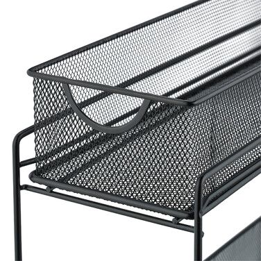 Relaxdays Metall Küchenschrank Organizer