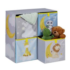 Relaxdays Kinderregal mit Boxen
