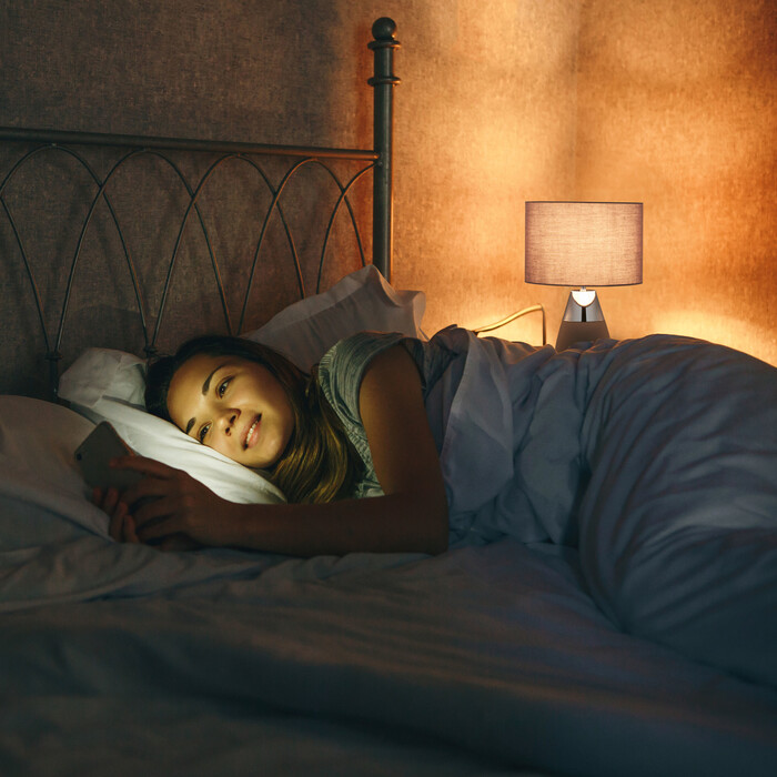 Relaxdays XL Nachttischlampe Touch