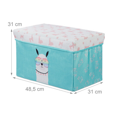 Relaxdays Sitzbox Kinder mit Motiv