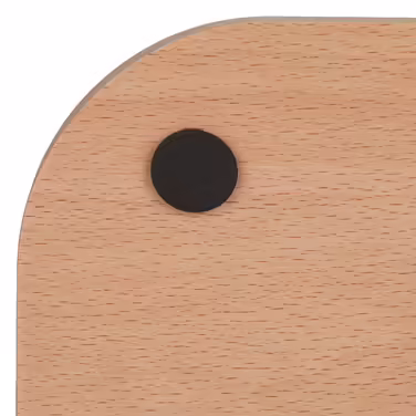 Relaxdays Eckiger Küchenrollenhalter aus Holz