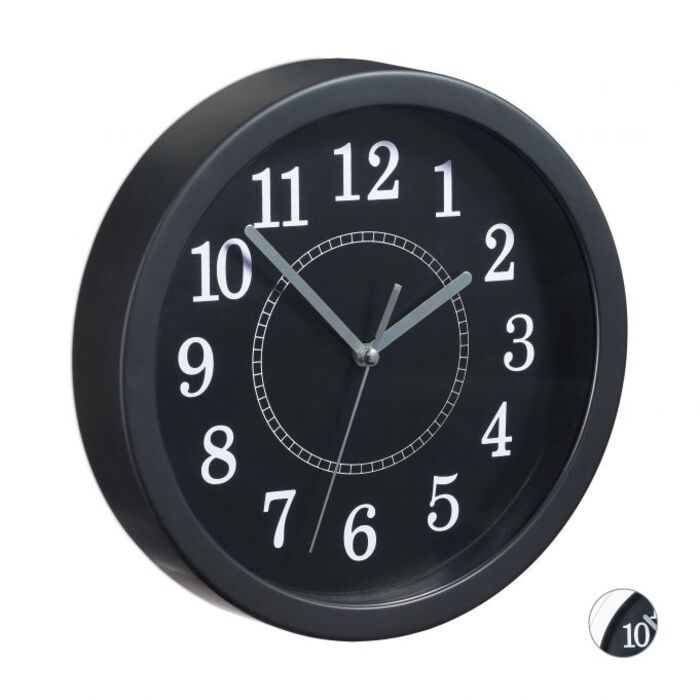 Relaxdays Wanduhr rund 20cm