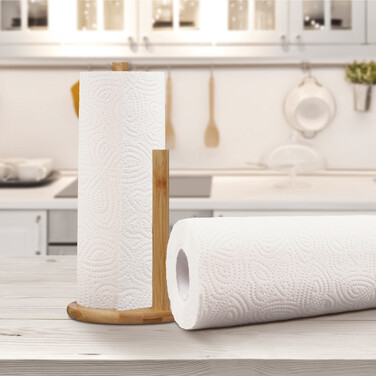 Relaxdays Küchenrollenhalter mit Abrollstopp