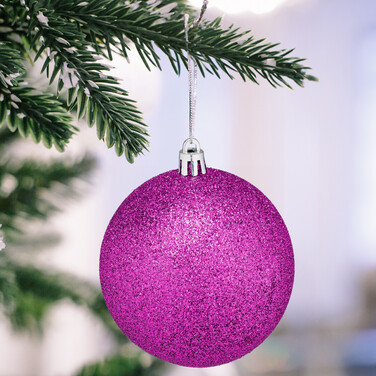 Relaxdays Weihnachtskugeln im 110er Set