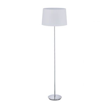 Relaxdays Stehlampe mit Stoffschirm
