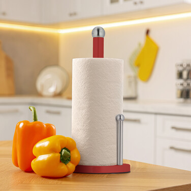 Relaxdays Küchenrollenhalter mit Abrollstop